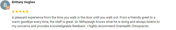 Chiropractic Oklahoma City OK Testimonial Brittany H